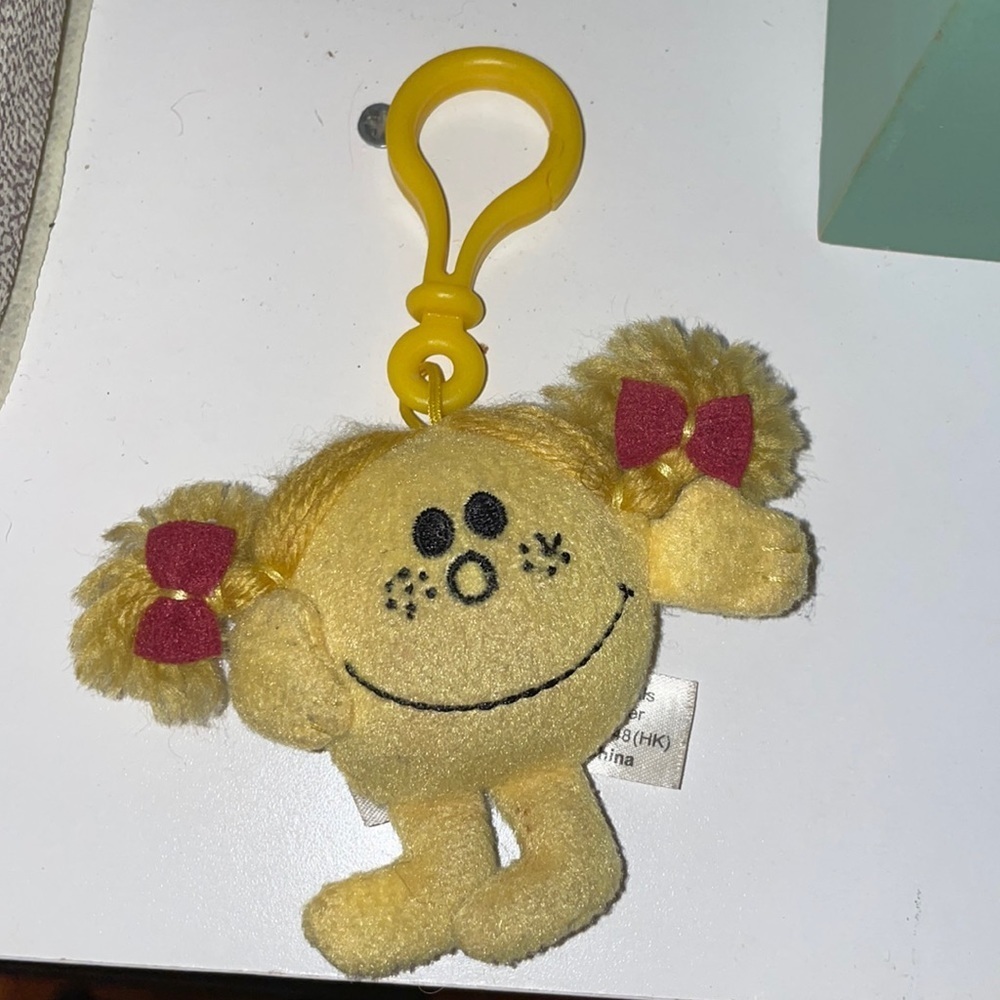 Little miss sunshine keychain cartoon meme TikTok Y2K 2000s vintage bag charm